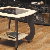 Журнальный стол Сатурн М01 с рисунком