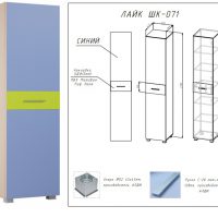 Детская Шкаф 400 Лайк Стиль